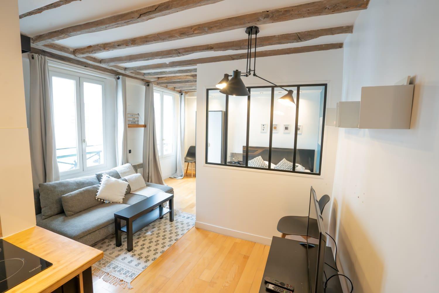 Grand Loft Bien Equipe A 15 - 2p - Flat-guest Apartment Paris
