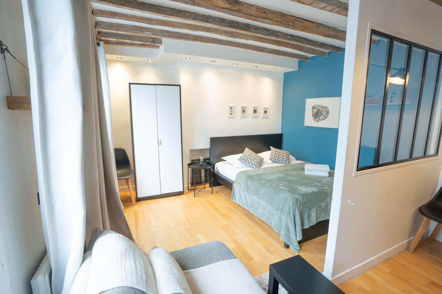 Apartment Grand Loft Bien Equipe A 15 - 2p - Flat-guest Paris
